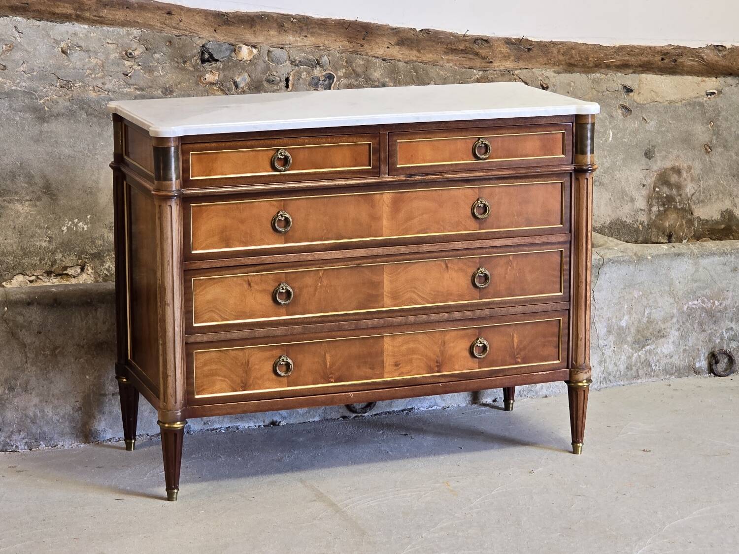 Louis XVI style chest of drawers