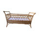 Baby wicker cot