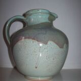 Ceramic pitcher signed Paturel