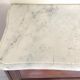 Commode 1940 bois marqueté et marbre