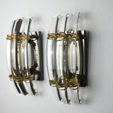 Pair of sconces, Italy, 1970