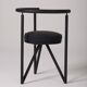 Miss dorn Philippe Starck black chair, 1980s