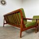 Living room set sofa armchair coffee table Scandinavian design 60s Swedish vintage teak