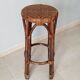 Vintage rattan high stool 60s/70s