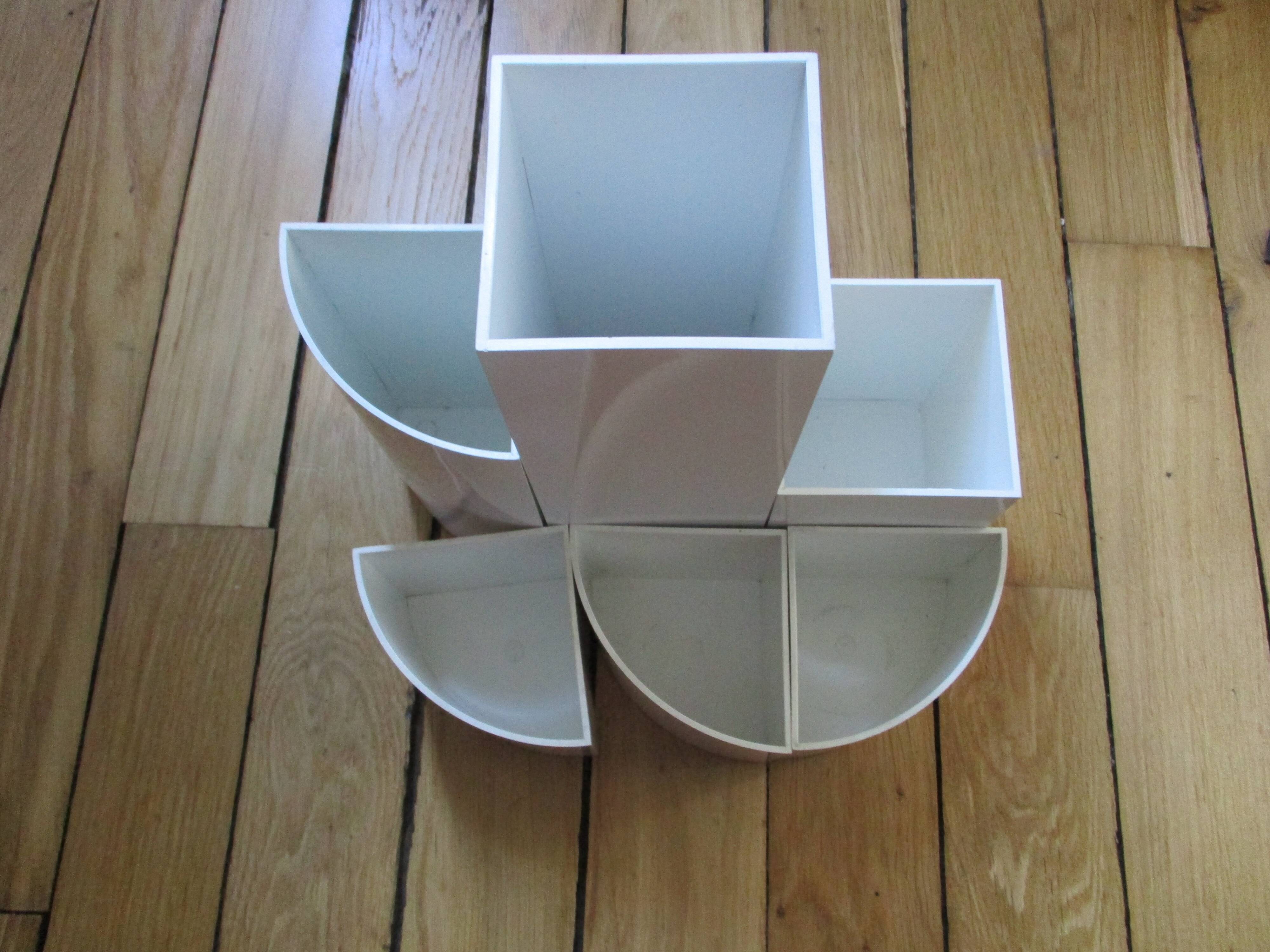 Suite de 6 vases des années 70