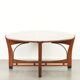 In good condition elegant oval Art Nouveau design coffee table