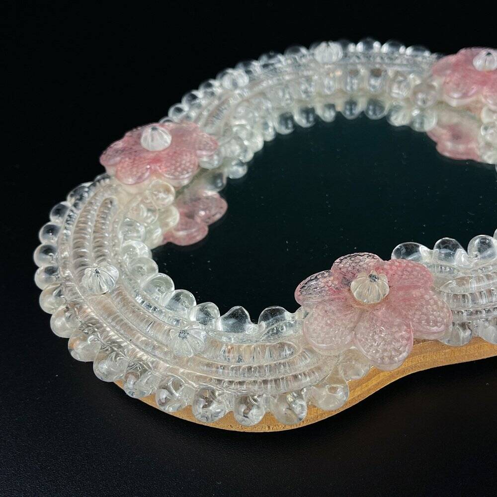 Murano glass mirror, Italy, 1950s