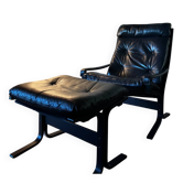 Scandinavian leather armchair
