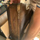 Antique oak carved wardrobe