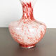 Vintage pop art opaline Florence vase design, Italy