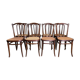 Suite of 8 chairs bistro Thonet number 56