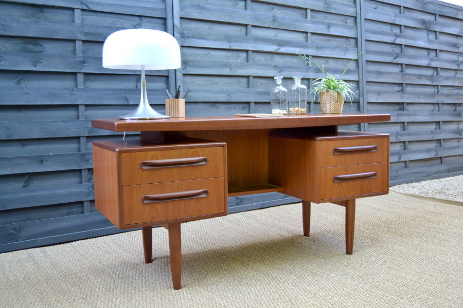 By G-Plan teak desk