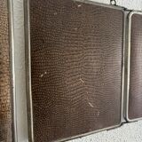 Vintage 1930s triptych barber mirror registered G.B Paris - 28 x 69 cm