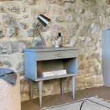 Bedside table with spindle legs