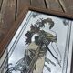 Mucha mirror frame