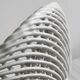 Openwork porcelain fruit bowl.