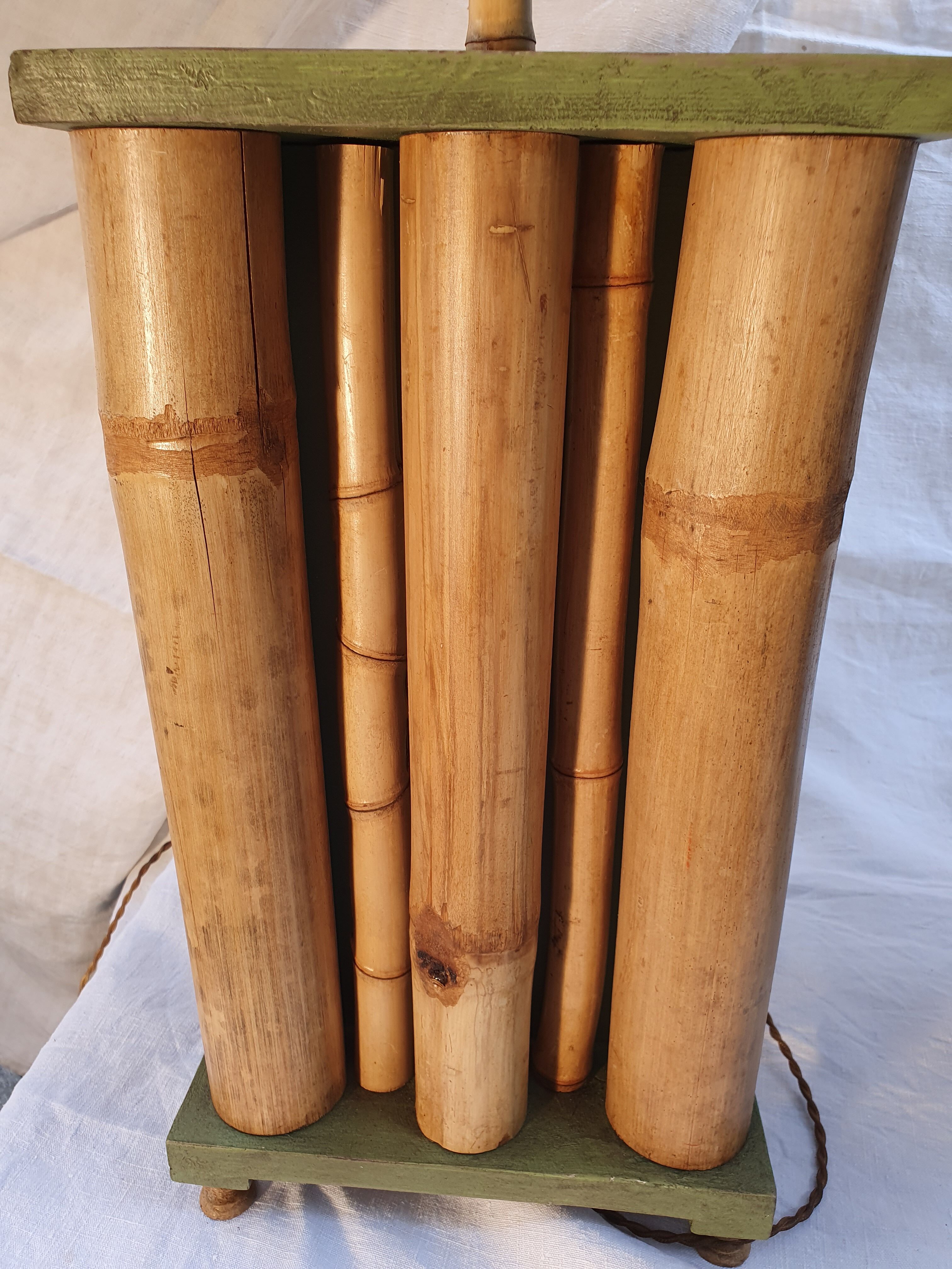Pair of large oriental-inspired lamps