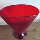 Vase éventail Empoli rouge 1950 XL