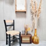 Old straw bistro chair revamped