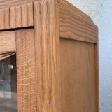 Parisian wardrobe glazed art deco 1920 raw wood