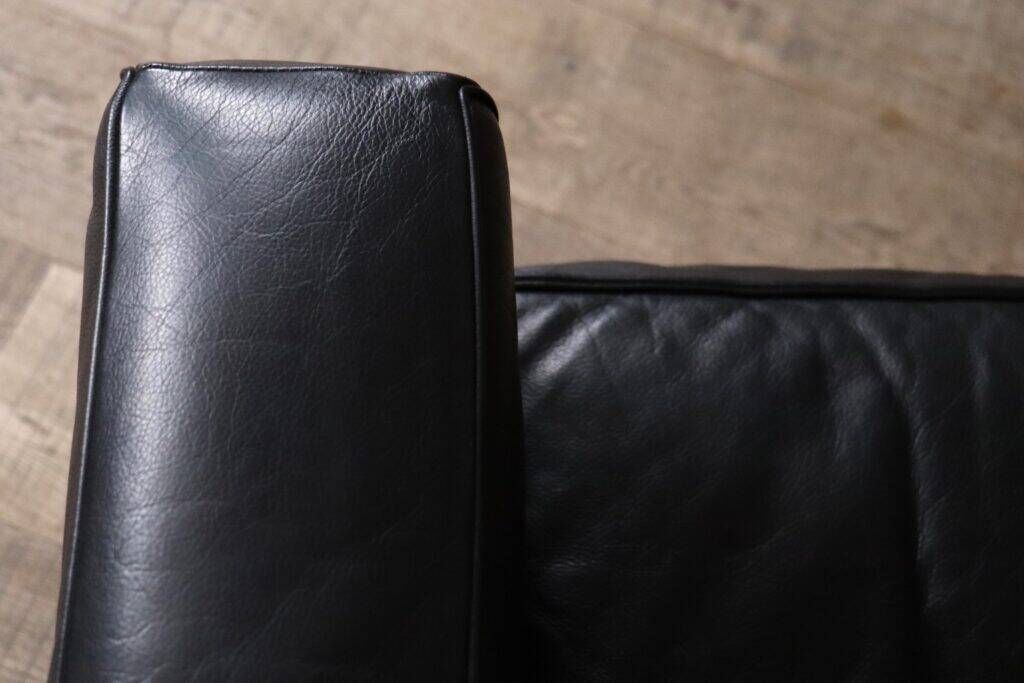 Cassina LC2 three seater sofa by Charlotte Perriand and Le Corbusier, 1980s