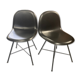 Set of 2 Gubi chairs 3d model design by Komplot