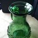 Carafe , pichet , broc à eau en verre vert VEA