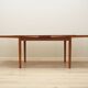 Table en chêne, design danois, années 1970, production : Danemark