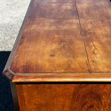 Antique drop-leaf secretary in walnut – Louis-Philippe period (19th century)