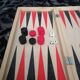 Chess set vintage foldable travel box