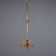 Antique gilded bronze chandelier with 3 lights, Italy, 20th century.