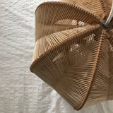 Scandinavian vintage suspension wood and yarn