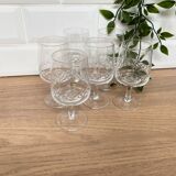 Set of 6 wine glasses