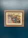Original Swedish Oil on Panel “Marknad” by Axel Hamborn, Vintage & Framed