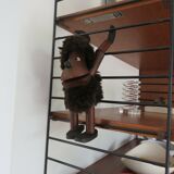 Personnage scandinave en teck articulé "homme des cavernes" années 60 70
