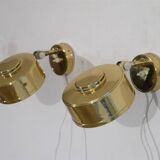 Appliques suedoises en laiton 1970