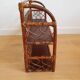 Vintage rattan shelf
