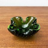 Vintage Italian Bullicante glass bowl from Murano.