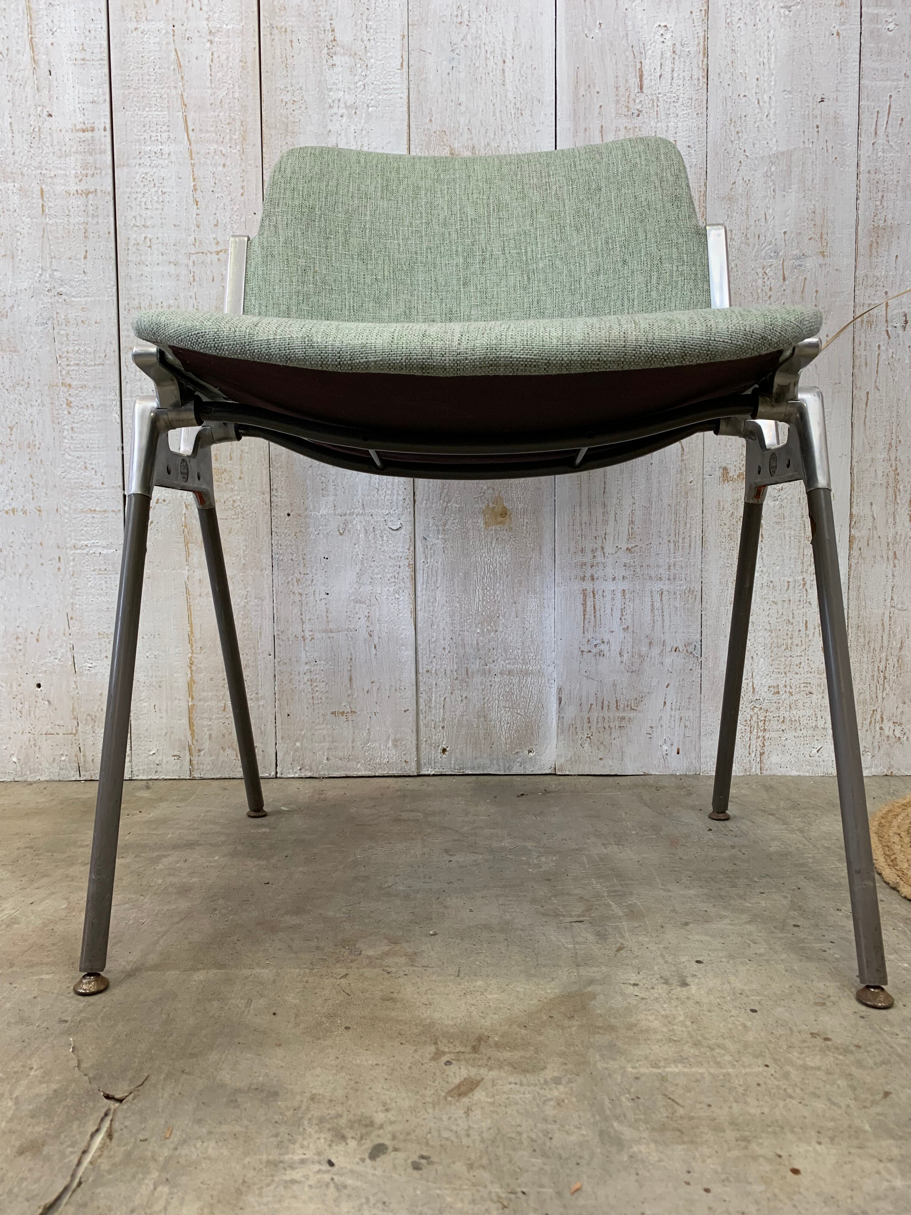 Series of 4 chairs by Giancarlo Piretti, Castelli 70