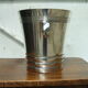 Champagne metal silver seau art deco