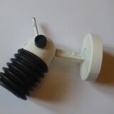 Vintage black bellows metal wall spot 1970