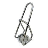Chrome metal umbrella stand, space age, modernist, futuristic, 70's