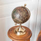 Brass earth globe - 1950