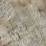 Goat skin rug