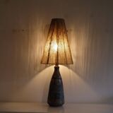 Large stoneware lamp by Jc Courjault for Keraluc