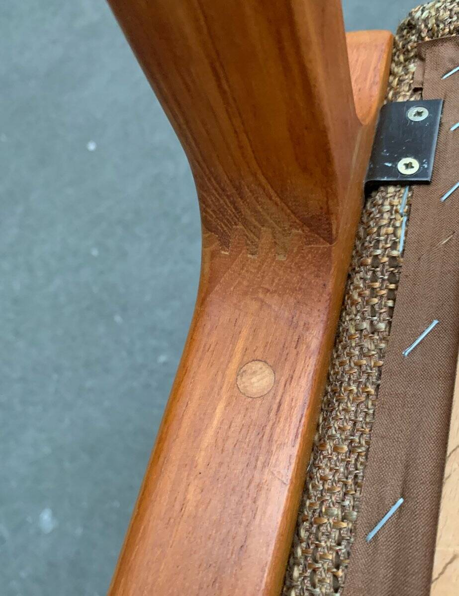 Set of vintage Danish teak chairs