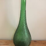 Empoli Italian glass bottle vase without cap