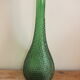 Empoli Italian glass bottle vase without cap