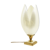 Lampe tulipe nacrée Maison Rougier