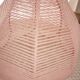 Braided pink cotton lampshade